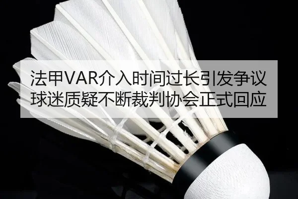 法甲VAR介入时间过长引发争议球迷质疑不断裁判协会正式回应